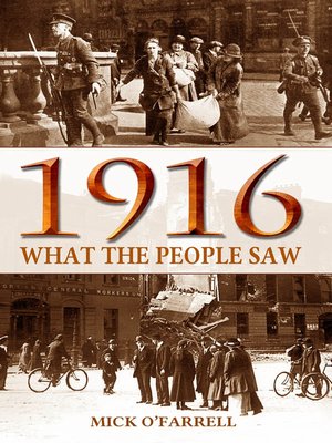 cover image of 1916--What the People Saw
